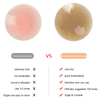 Women High Fashion Reusable Solid Matte Skin Color Invisible Nipple Covers Adhesive Transparent Breathable Nipple Cover