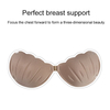 Shell Shape Strapless Self Adhesive New Breathable Invisible Bra Reusable Lingerie Sponge Lingerie Accessories