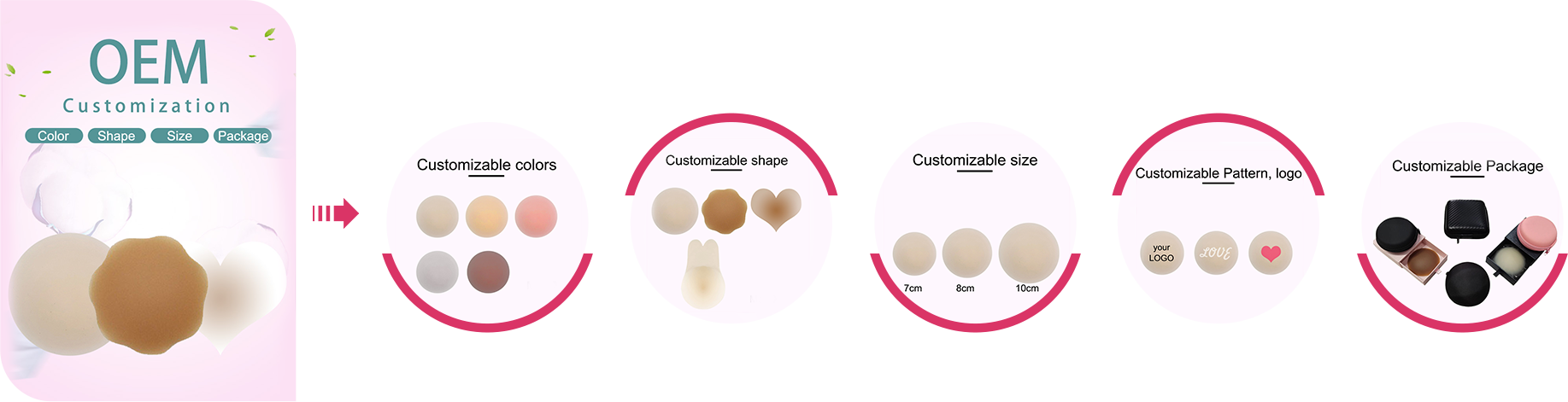 Custom Wholesale Nipple Covers