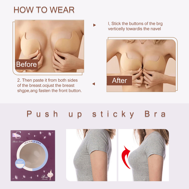 Fabric Adhesive Bra