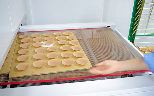 Advanced laser cutting and molding machines for seamless adhesive bra production