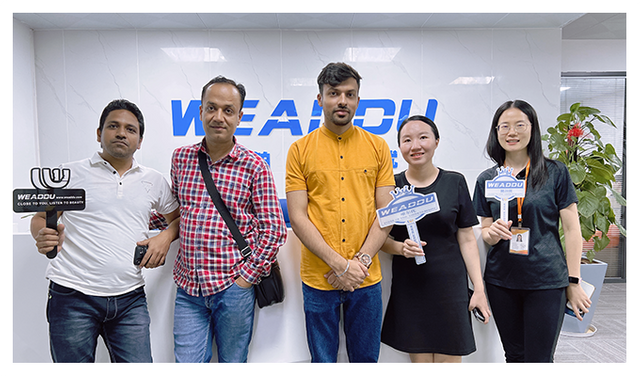 Professional client meeting to discuss custom OEM bra designs and market trends