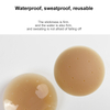 Women High Fashion Reusable Solid Matte Skin Color Invisible Nipple Covers Adhesive Transparent Breathable Nipple Cover