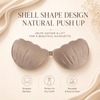 Shell Shape Adhesive Bra | Front Closure Push Up Invisible Bra