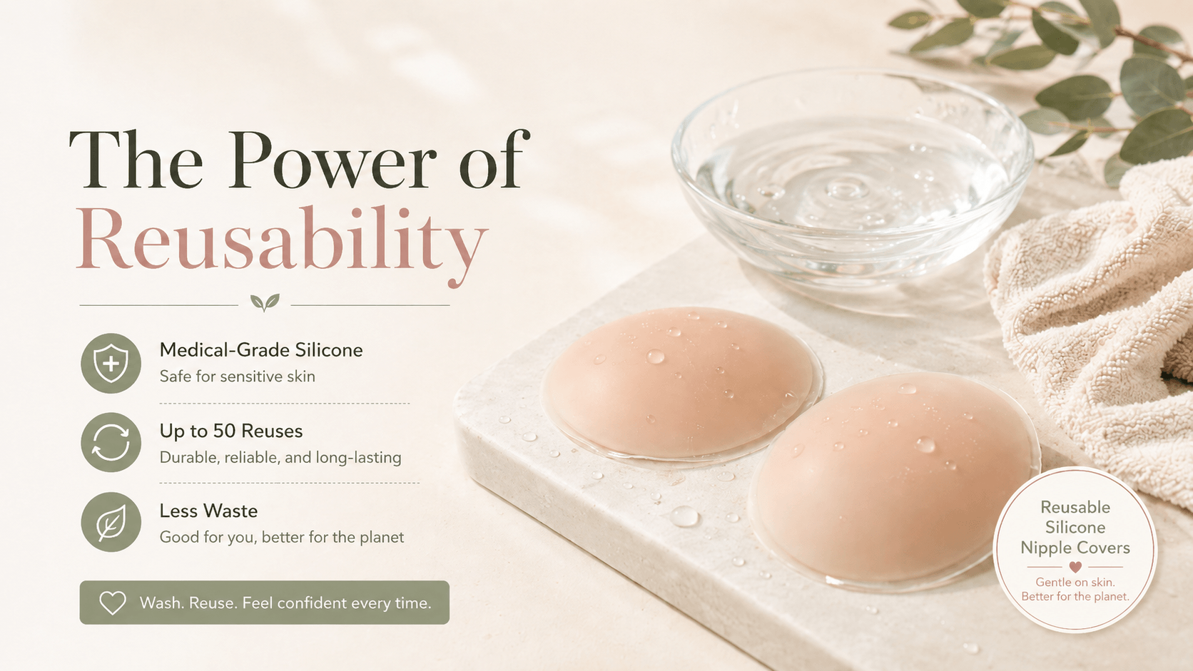 Reusable medical-grade silicone nipple covers that reduce waste and support sustainable lingerie choices.png
