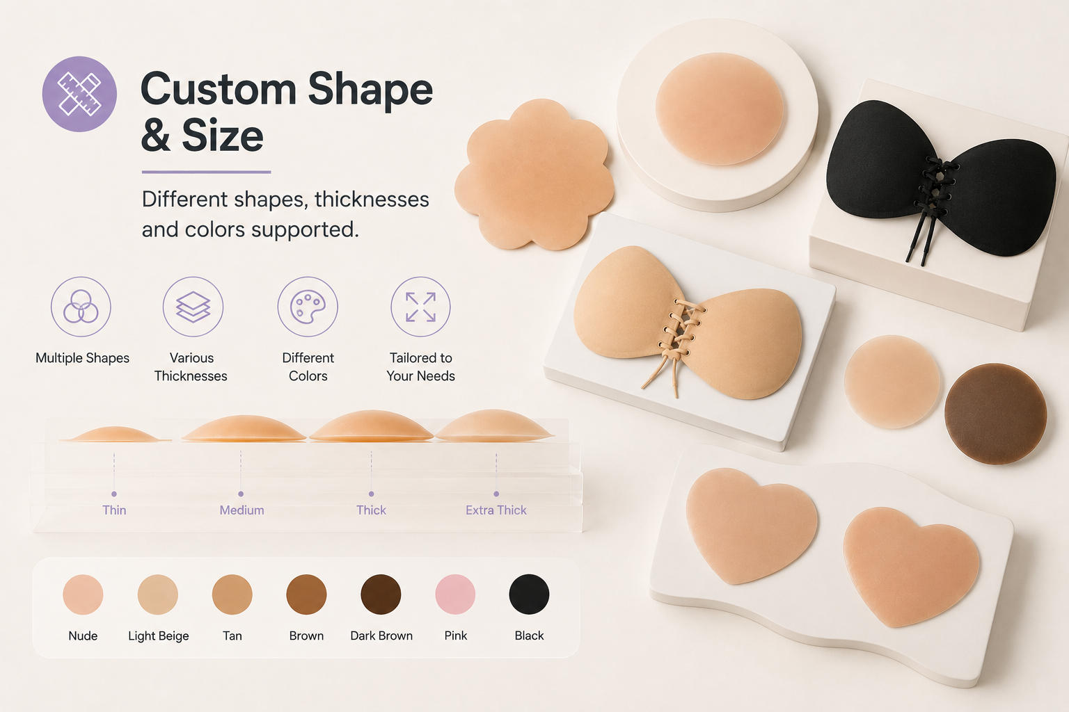 Custom Shape & Size